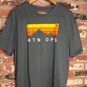Men’s MTN OPS Sunset Graphic Tee, Premium Apparel